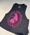Good Vibes Only Cropped Ladies Tank