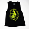 Good Vibes Only Ladies Tank Top/Neon Logo