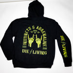 Die Living Hoodie- Neon Logo