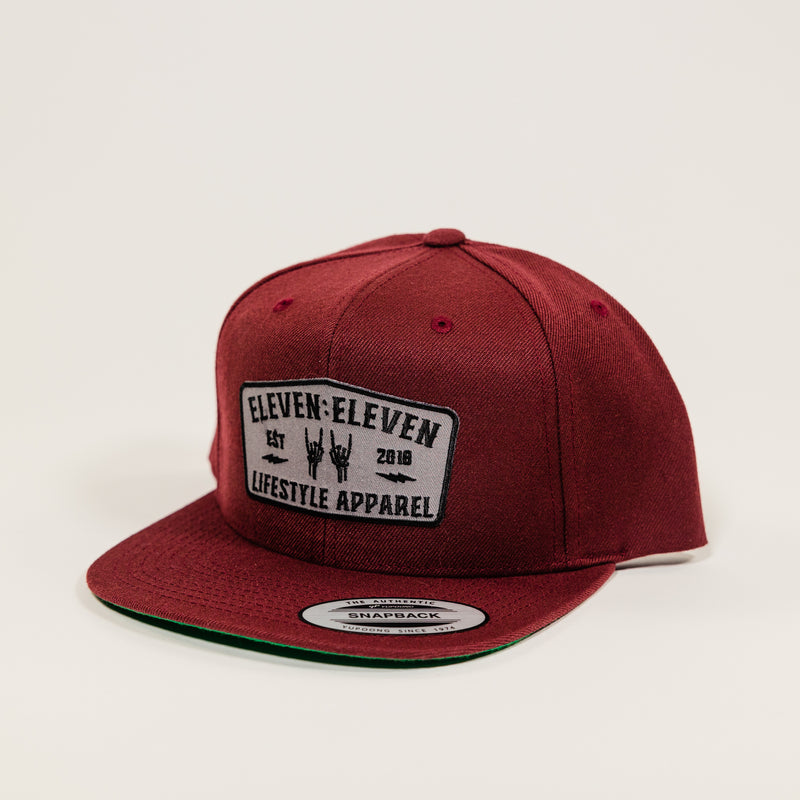 Maroon / Grey Rocker
